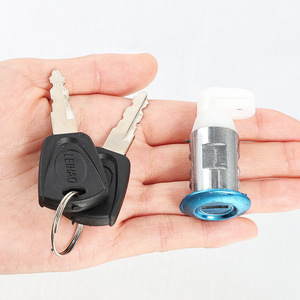 Leihao – ensemble de clés pour cylindre de verrouillage de siège de moto, pour réparation et remplacement de scooter, ajustement universel, corps en plastique - Product Image 1