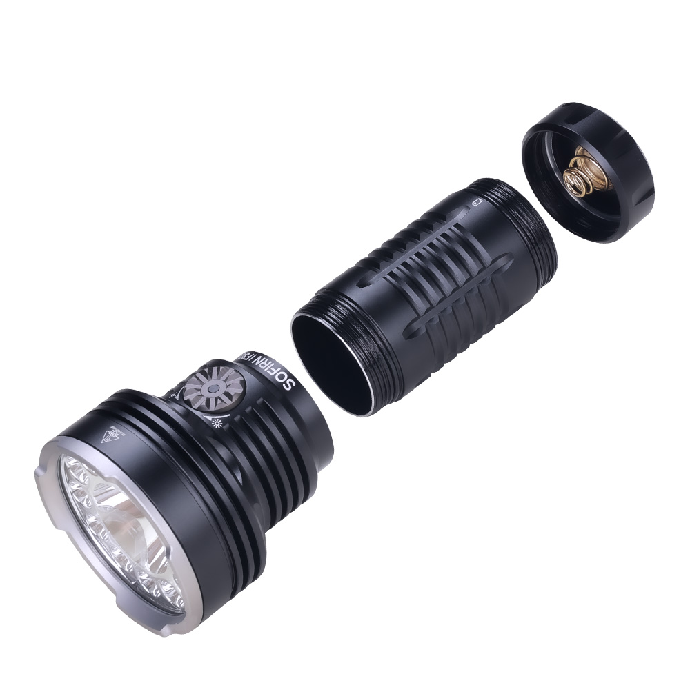 Sofirn IF30 SFT4 LED Flashlight - 12000lm Rechargeable Torch
