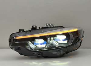 Phares LED de style Ikon jaunes et blancs YLC pour <span class=keywords><strong>BMX</strong></span> F32 F33 F36 F80 F82 M3 M4 Lci, feux avant, feux de brouillard, clignotants - Product Image 5