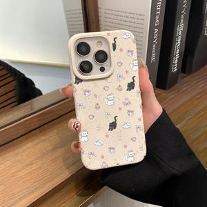 Nuovo Design gattino bianco e nero Cartoon <span class=keywords><strong>Cover</strong></span> per <span class=keywords><strong>iPhone</strong></span> 15 per Apple 14 ProMax 13 Pro e XR <span class=keywords><strong>Cover</strong></span> in scatola incluse - Product Image 4