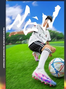 Men's Women's <strong>Football</strong> <strong>Boots</strong> New Sport Sneaker for Students Winter Training Rubber Indoor Summer EVA PU Upper TPR Midsole - Product Image 3