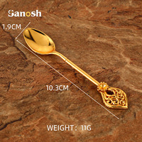 Support de cygne de luxe SANOSH avec fourchette à fruits 6 pièces Cuillère à café mignonne Ensemble de vaisselle de style luxe moderne