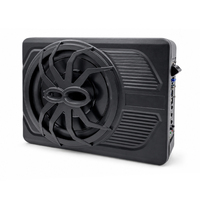 Subwoofer Activo Profesional de 10 Pulgadas con Rejilla Tipo Araña, 180W, Amplificador Integrado, 20-250Hz, Entrada de 4 Canales de Alto Nivel, Bobina Simple para Auto