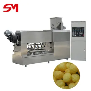 Best Selling Handel Assurance Bladerdeeg Snack Lab Semi Automatische Gepofte Extruder Machine