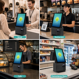 Máquina POS Todo en Uno con Doble Pantalla Android y <span class=keywords><strong>Caja</strong></span> <span class=keywords><strong>Registradora</strong></span> Inteligente con WIFI <span class=keywords><strong>para</strong></span> Tiendas <span class=keywords><strong>de</strong></span> <span class=keywords><strong>Ropa</strong></span>, Farmacias y Restaurantes - Product Image 5