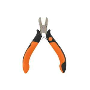 Mini alicates de corte diagonal Truper de 4 ', agarre cómodo, mango de plástico de PVC, Material de acero para sujeción Industrial DIY, compatible con OEM - Product Image 1