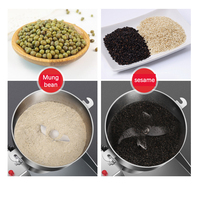 Moulin à café, épices, herbes et céréales en acier inoxydable avec moteur en cuivre pur, broyeur ultra-fin