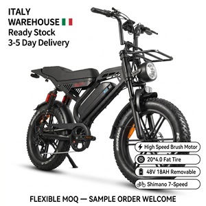 Vélo électrique QMHEEL S20 Pro Fat Bike, stock Italie, pneus larges de 20 pouces, pour les grossistes, stocké en entrepôt UE Pays-Bas. - Product Image 1