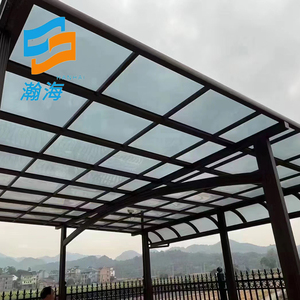 Incassable 4x8ft <span class=keywords><strong>Compact</strong></span> <span class=keywords><strong>Polycarbonate</strong></span> Feuille Design Industriel 3mm <span class=keywords><strong>4mm</strong></span> 5mm Épaisseur pour Hôtel Parc Skylight Toiture - Product Image 1