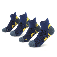 Chaussettes de sport unisexe Calze Uomo Personalizzate pour hommes en coton brodé avec design personnalisé vente en gros