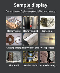 200W 300W 500W Máquina de limpieza láser de fibra de eliminación de óxido portátil de mano Limpiador láser de pulso de metal Máquina de limpieza láser de madera - Product Image 3