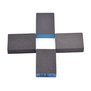 Blocs de ponçage en éponge, grain 80, rectangulaires, en alumine de haute qualité, pour le detailing automobile, le travail du bois, le polissage et le jointoiement - Product Image 1