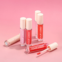 Gloss à lèvres liquide minéral végétalien personnalisé, haute pigmentation, hydratant, imperméable, longue durée, brillant, maquillage en gros