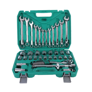 Auto Repair Tool Set <b>Ratchet</b> With <b>Sockets</b> Chromium Vanadium Steel For Mechanical And Automotive Repair - Product Image 2