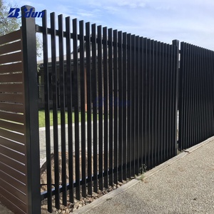 Clôture de sécurité <span class=keywords><strong>verticale</strong></span> Bodun en aluminium de haute qualité pour jardin, avec lames décoratives et poteaux, idéale pour <span class=keywords><strong>portail</strong></span>. - Product Image 5