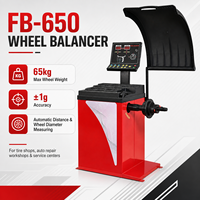 Machine d'équilibrage automatique des roues de voiture de haute qualité à prix abordable avec une précision de 1g et 220 tr/min