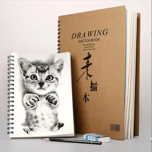 공장 전문 사용자 정의 양장 A3 크기 노트북 저널 A3 그리기 스케치 책
