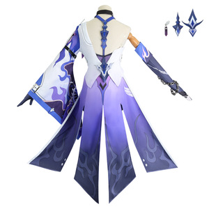 Honkai: ชุดคอสเพลย์ตัวละครดารากาแล็กซี่แรนเจอร์ <span class=keywords><strong>Raiden</strong></span> bosenmori Mei Mei ชุดคอสเพลย์ผู้หญิงพร้อมสร้อยคอหมวก - Product Image 4