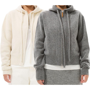 Miglior Servizio OEM di <span class=keywords><strong>Cardigan</strong></span> <span class=keywords><strong>con</strong></span> Cappuccio in Lana 100% per <span class=keywords><strong>Donna</strong></span>, Produzione all'Ingrosso/Personalizzata - Product Image 1
