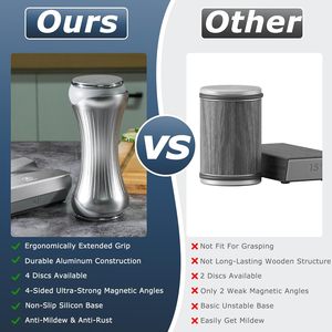 Bán hàng nóng Hợp kim nhôm 4-góc độ Kim Cương cán dao mài nhà bếp công cụ máy xay Tumbler OEM dao mài - Product Image 6