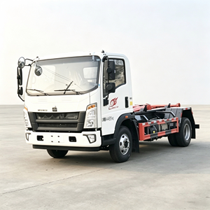 รถบรรทุก SINOTRUK HOWO แบบ Hook Lift Truck สำหรับถังขยะแบบถอดได้ จากโรงงานโดยตรง - Product Image 6