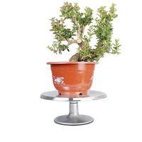 Table rotative en alliage d'aluminium pour outils de bonsaï
