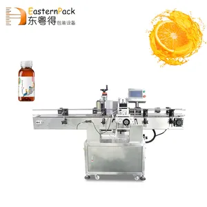 Volautomatische Cosmetische Fles Sticker Label Machine Stans Cutting Roll Naar Dispenser Platte Semi-Etiketteermachines