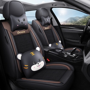 Universal Car Seat Cover for Luxury Cars Leather and <b>Silky</b> Cooler Seat Covers Interior Accessories - Product Image 3