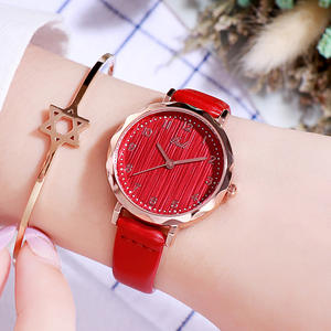 Petite montre pour femme avec bracelet en cuir, style coréen frais et artistique, montre simple et élégante - Product Image 4