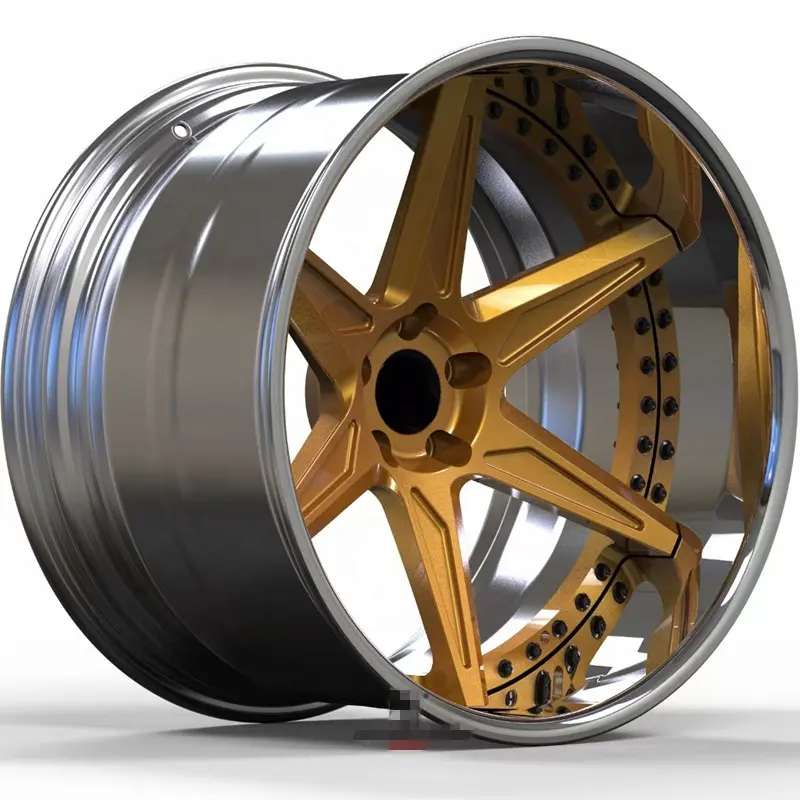 18 19 20นิ้วขนาด6 Spoke Alloy ล้อแม็กปลอมแปลงขอบเว้าลึก5X105 5X120 5X130 Et40เหมาะสำหรับ2007 Lincoln Navigator