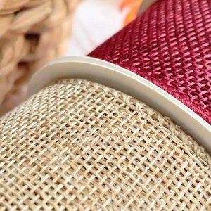 2-1/2" Width 63mm 10yards Wholesales Solid <strong>Burlap</strong> Edged <strong>Ribbon</strong> Coarse Ramie Fine Linen Wired <strong>Ribbon</strong> Gift Wrapping Decoration - Product Image 2