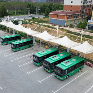 होटल विला के लिए आधुनिक आउटडोर धातु शेड बिल्डिंग किट pvdf ptff ptfe वाटरप्रूफ कार्पोर्ट - Product Image 5