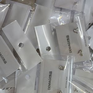 2026 HOTSALE fashion 925 silver plated stu earrings 50 pairs of jewelry earring as low as $0.15 on average individual package - Product Image 6