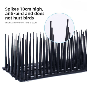 พร้อมจัดส่ง หนามกันนกพลาสติกแบบยืดหยุ่น ขนาด 44.7*10*7.2 ซม. พร้อมเข็มยาว 10 ซม. สำหรับรั้วสวนกลางแจ้ง - Product Image 4