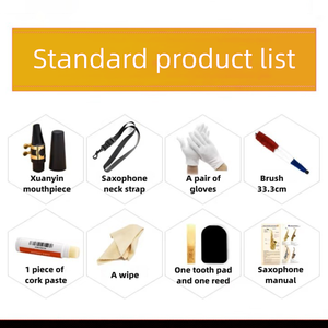 Saxophone <span class=keywords><strong>alto</strong></span> Eb professionnel de haute qualité, durable, fabriqué à la main, en gros par le fabricant, instrument à vent avec clé de Fa haute fréquence intégrée - Product Image 6