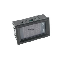 DC 100V 10A Ammeter Digital Panel Layar LED Ganda 0,28 Inci Kabel Penghubung JYJD