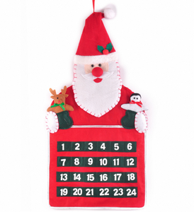 Nouveau modèle de décorations de table de Noël en peluche, créatives, imaginatives, éminentesment célèbres, avec calendrier du Père Noël - Product Image 1