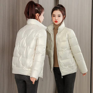 Chaqueta acolchada de invierno para hombre de estilo callejero personalizado, impermeable, de poliéster, con cuello levantado, con capucha, diseño informal, estampado de tejido - Product Image 6