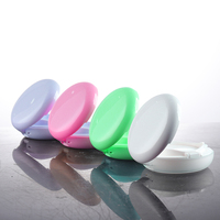 Boîtier cosmétique en plastique personnalisé de 15g pour fond de teint, crème BB et correcteur, avec miroir