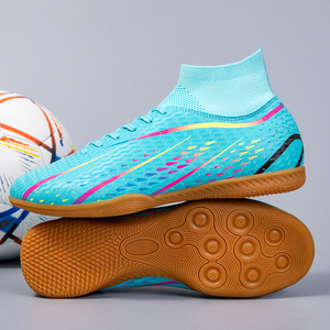 <span class=keywords><strong>Scarpe</strong></span> da Calcio 2026 Nuove IC con Tomaia in Maglia Volante, Suola in Gomma, Leggere, per Erba Sintetica, Tacchetti da Calcio Unisex, <span class=keywords><strong>Scarpe</strong></span> da Allenamento Veloce - Product Image 2