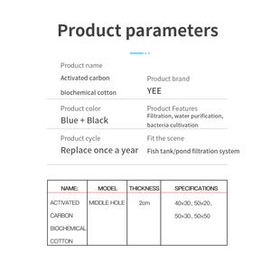 Filtro Bioquímico de Espuma para Aquário YEE, Algodão Biológico de Alta Densidade para Purificação e Filtragem de Água em Tanques de Peixes - Product Image 6
