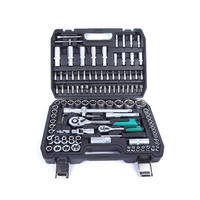 Kit d'outils 108 pièces multifonctions en acier et aluminium, jeu de clés à cliquet, boîte à outils, ensembles d'outils à main