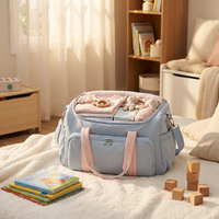 Nouvel arrivage Organisateur de poussette de grande capacité Sac de voyage pour maman Sac à couches pour nouveau-né pour les sorties Ensemble de sac pour maman