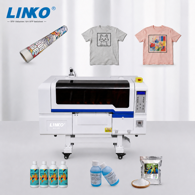 LINKO Mycolor Plotter Dtf Clothing Printer 3d Procolored Tshirt pink Dtf Printer Printing Machine for Cotton Dtf Printer