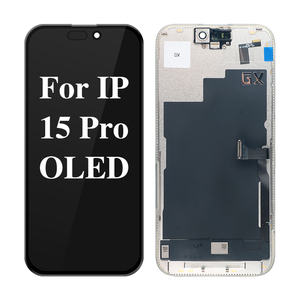 Écran OLED GX authentique pour <span class=keywords><strong>iPhone</strong></span> 15 Pro EM, remplacement d'écran LCD de téléphone, réparation de numériseur <span class=keywords><strong>cassé</strong></span>, assemblage de dalle mobile - Product Image 1