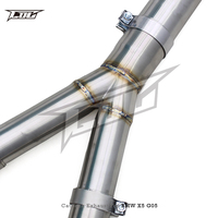Tubos de Escape Catback de 1.5 mm de Espesor con Acabado Pulido para BMW X5/X6 M40i G05 3.0T 2019-2023, Silenciador de Acero Inoxidable Boska con Válvula