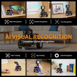 Zetok Age 8+ MiniAuto Ai <span class=keywords><strong>Robot</strong></span> Microbit Voiture Intelligente pour Enfants, Apprentissage, DIY, STEM, Programmation, <span class=keywords><strong>Jouet</strong></span> Éducatif - Product Image 3
