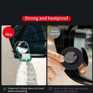 2 Espejos Retrovisores Convexos HD para Coche, Espejo de Punto Ciego, Espejo Retrovisor de 360 Grados de Ángulo Amplio, Espejos de Estacionamiento sin Marco - Product Image 4