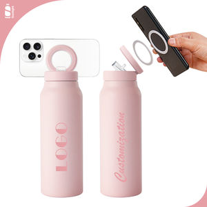 Magsafe Spor Su Şişesi 750ml Spor İçecek Şişesi 24oz Çift Cidarlı Bardak Paslanmaz Çelik Termos Su Şişesi Manyetik Kapaklı - Product Image 1