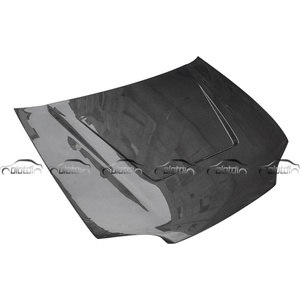 Couvre-moteur en fibre de carbone de type ZERO pour Honda Civic K6 3D Bonnet 1992-1995 Tuning automobile - Product Image 3